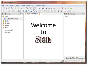 Sigil ebook